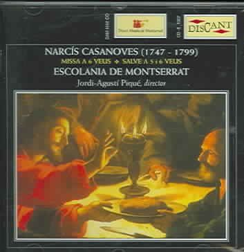 Jordi - Agusti Pique - Casanoves: Missa A 6 Veus (CD)