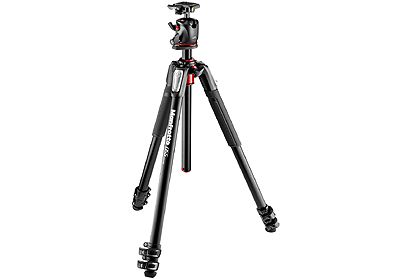 Manfrotto MK055XPRO3-BHQ2 New 055 Aluminum 3-Section Tripod with XPRO Q2 Ball Head Black