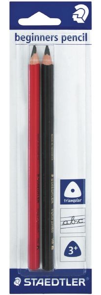 Staedtler Beginners Pencil Jumbo HB - 2 Pack