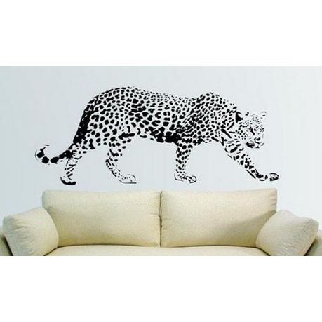 Bedight African Animal Leopard Vinyl Wall Art In South Africa Takealot Com - African Leopard Wall Decor