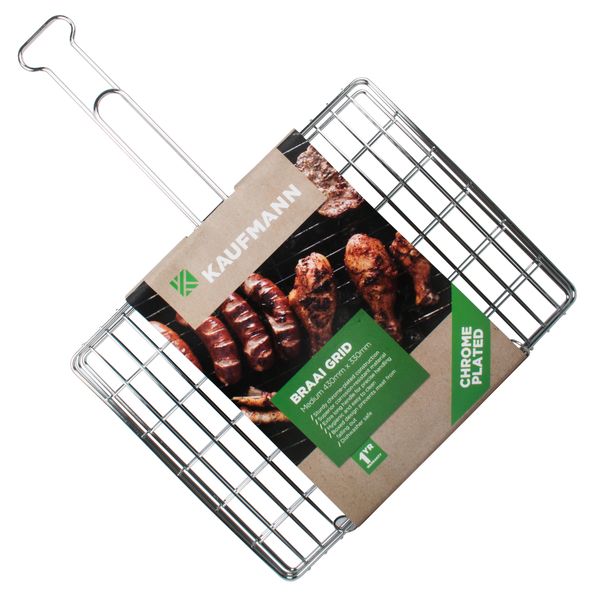 Kaufmann - Braai Grid Chrome Plated Box - Medium
