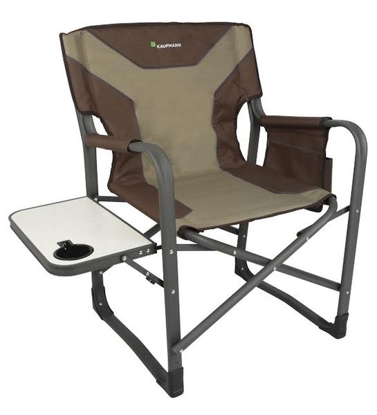 Kaufmann Chair - Steel Directors Flat Frame - Khaki