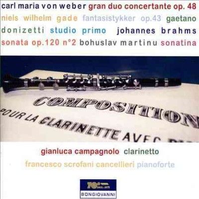 Gianluca Campagnolo - Works For Clarinet And Piano (CD)