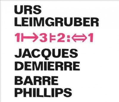 Urs Leimgruber - 1 3 2: 1 (CD)