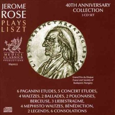 Jerome Rose Plays Liszt:40th Annivers - (Import CD)