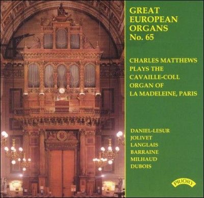 Great European Organs No. 65 (Matthews) (CD / Album)