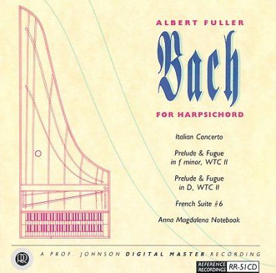 Fuller:Bach for Harpsichord - (Import CD)