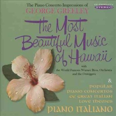 The Most Beautiful Music of Hawaii/Piano Italiano (CD / Album)