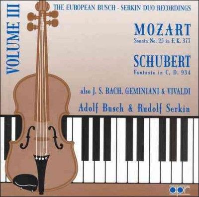 European Busch-serkin Vol.3 (CD / Album)