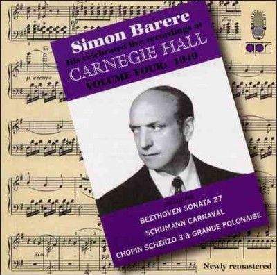 Simon Barere at Carnegie Hall Vol. 4: 1949 (CD / Album)