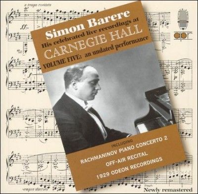 Live at Carnegie Hall - Vol. 5 (Barere) (CD / Album)