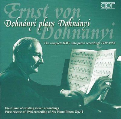 Ernst Von Dohnanyi - Dohananyi Plays Dohananyi (CD)