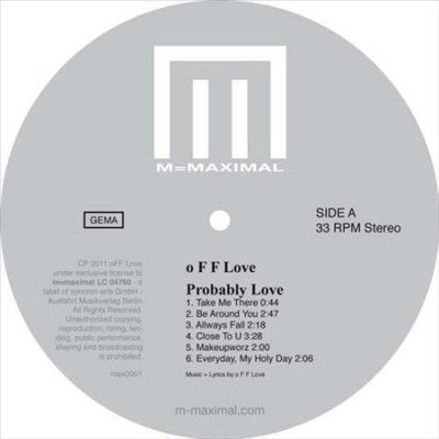 Off Love - Probably Love (Vinyl)
