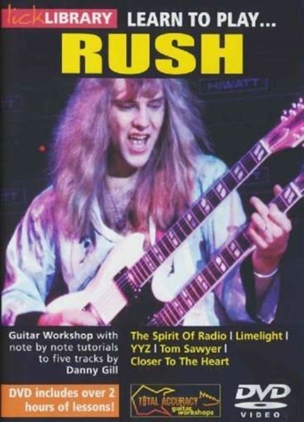 Lick Library Learn To Play Rush Gtr Dvd