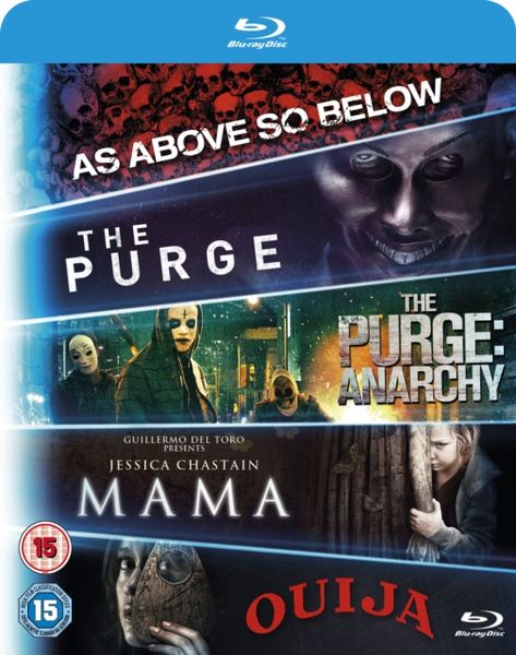 Mama/The Purge/The Purge: Anarchy/Ouija/As Above, So Below(Blu-ray)