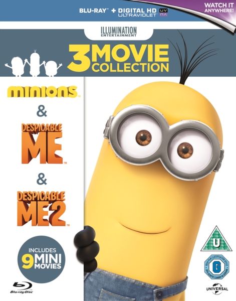 Despicable Me/Despicable Me 2/Minions(Blu-ray)