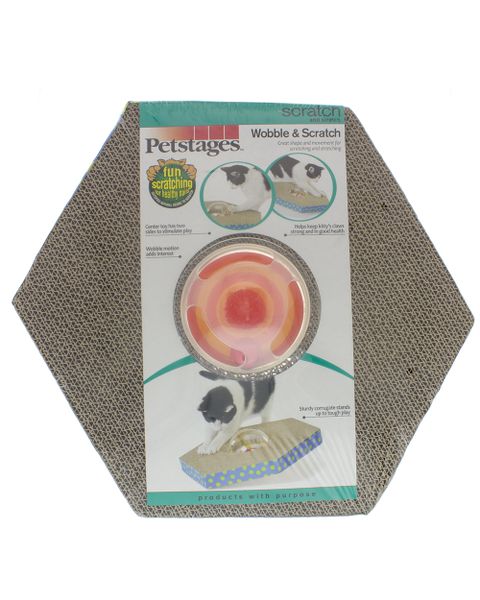 Petstages - Cat Toy Wobble &amp; Scratch