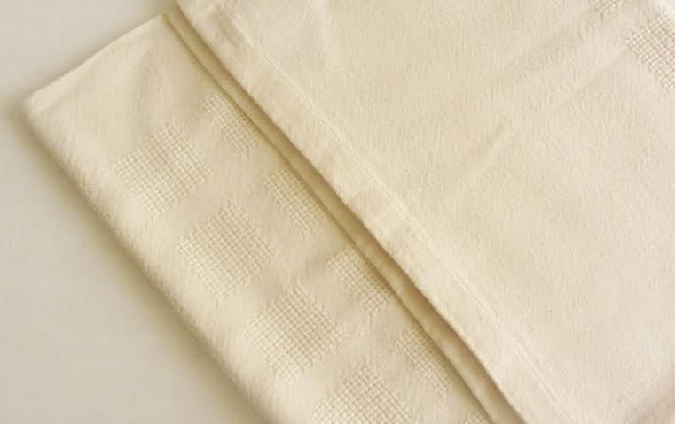 100% Organic Cotton Baby Blanket White