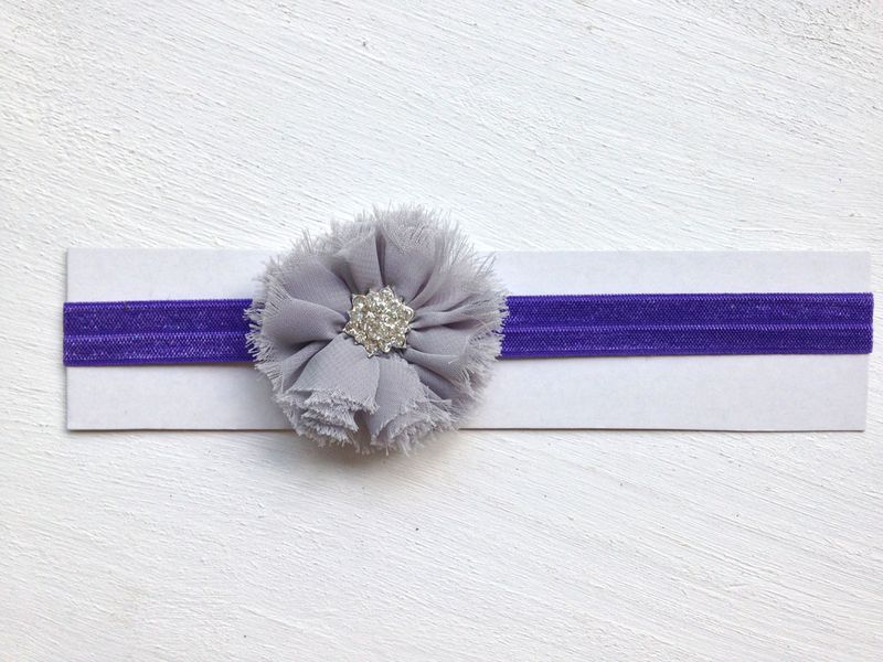 Elizabeth Elastic Headband - White