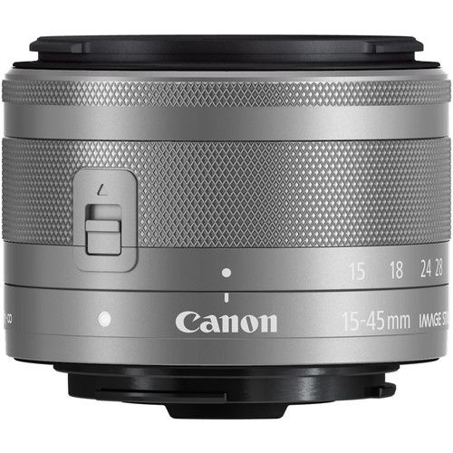 Canon EF-M 15-45mm f/3.5-6.3 IS STM Lens Silver