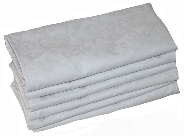 DSA - China Swirl Napkins - Set Of 6 - White