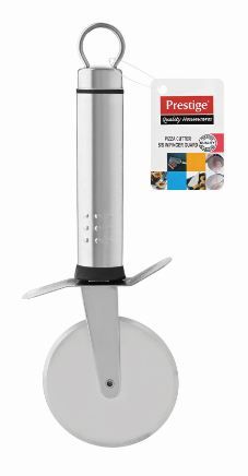 Prestige - Stainless Steel Pizza Cutter with Finger Guard - Silver