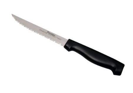 Prestige - 2 Piece Steak Knife Set Serrated Blade - Black