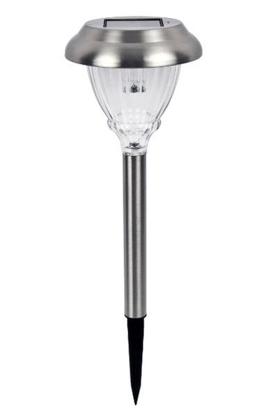Nexus Gemini Solar Garden Stainless Steel Path Light
