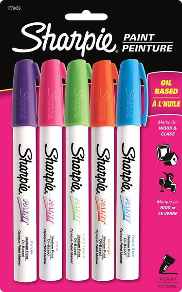 Sharpie: Oil Based Medium Point Markers