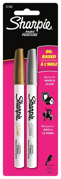 Sharpie Oil Based Fine Point Paint Markers - Gold &amp; Silver