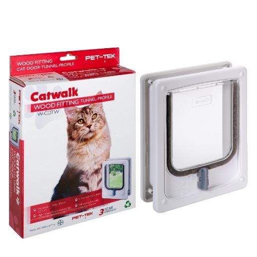 Cat Door Wood Tunnel White 170x155mm Shop Today. Get it Tomorrow takealot