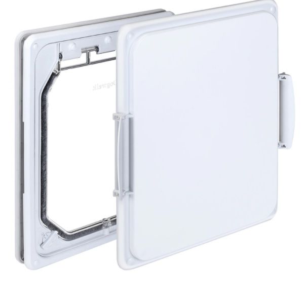 Dog Door Wood Medium White 320x270mm