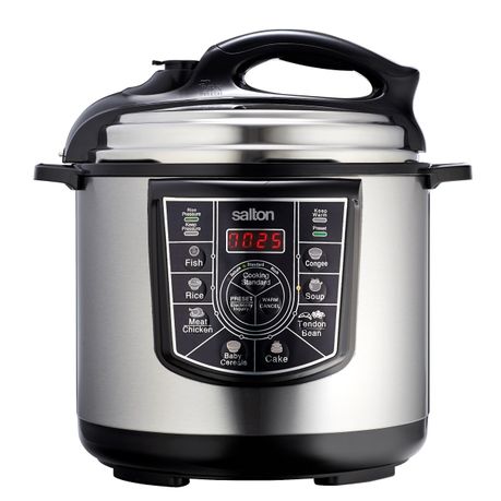 Salton Stainless Steel Electronic Pressure Cooker – SENTHY SAYS