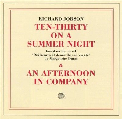Richard Jobson - 10: 30 On A Summer Night/afternoon In (CD)