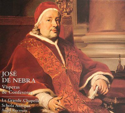 Jose De Nebra: Visperas De Confesores (CD / Album)