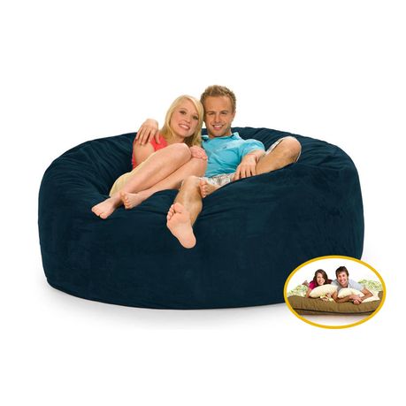 Comfyzak 140cm Beanbag Royal Blue Suede Shop Today. Get it Tomorrow takealot