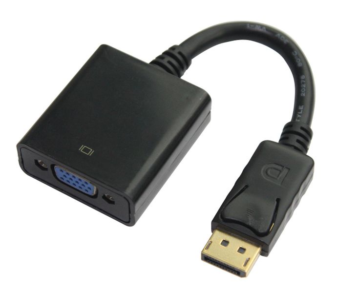 Display Port to VGA - Black