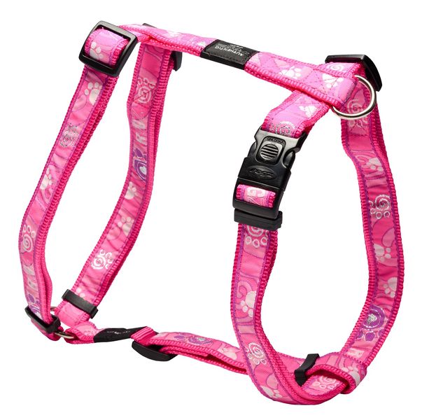 Rogz - Fancy Dress Pink Paws Dog H-Harness - Extra Large
