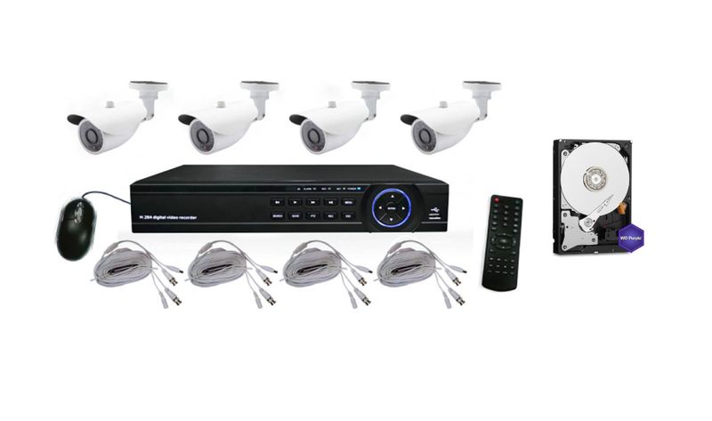 Gizzu CCTV DIY Kit with 1TB HDD