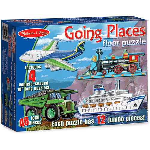 Melissa &amp; Doug Going Places Floor Puzzle - 48 Piece