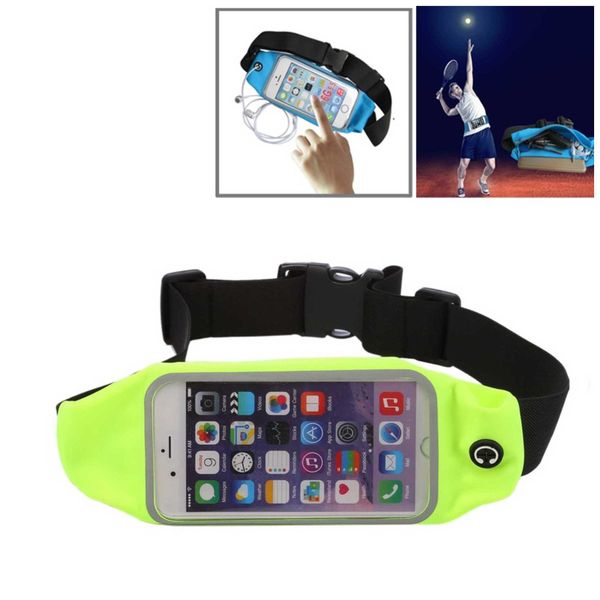 Tuff-Luv Waterproof Sports Runners Waist Bag Pouch for iPhone 6s - Green