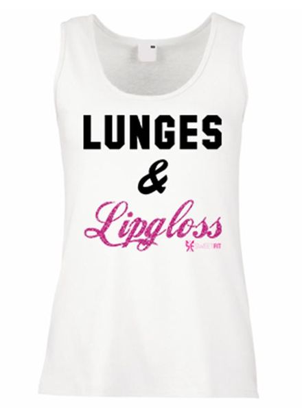SweetFit Ladies Lunges and Lipgloss Vest