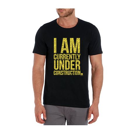 under construction t shirt