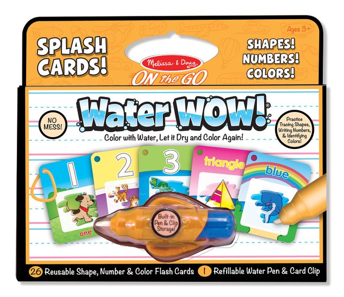 Melissa &amp; Doug Splash Cards, Shapes, Numbers &amp; Colours
