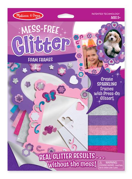 Melissa &amp; Doug Foam Frames Mess Free Glitter