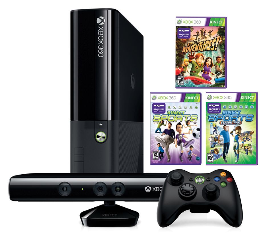 Xbox 360 500gb Console With Kinect And 3 Games Buy Online in South