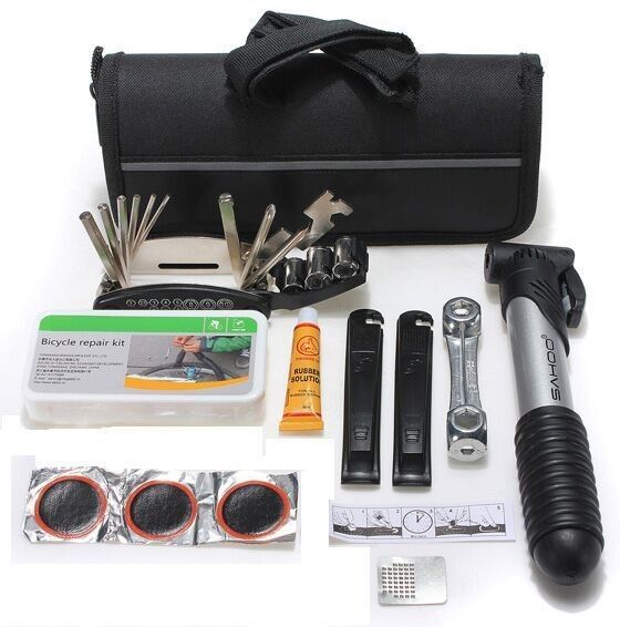 Multifunction Bicycle Repair Kit with Pump Shop Today. Get it