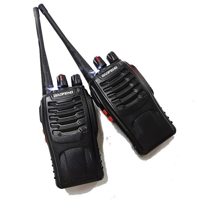 Professional Handheld Twoway Radio Transceiver Interphone (Set of 2