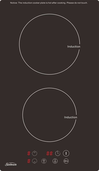 Sunbeam - 2 Zone Induction Cooker - Black