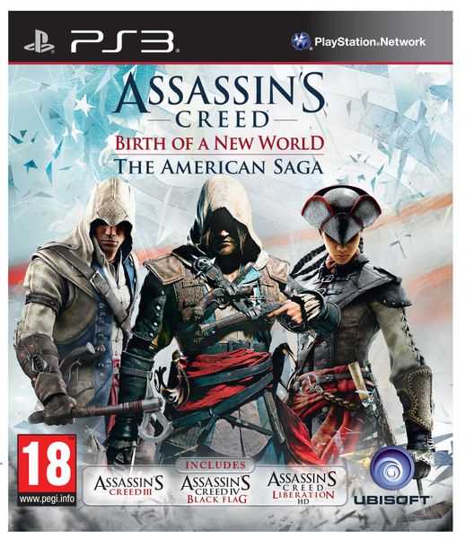 Assassins Creed The American Saga - 3 + 4 + Liberation (Xbox 360)